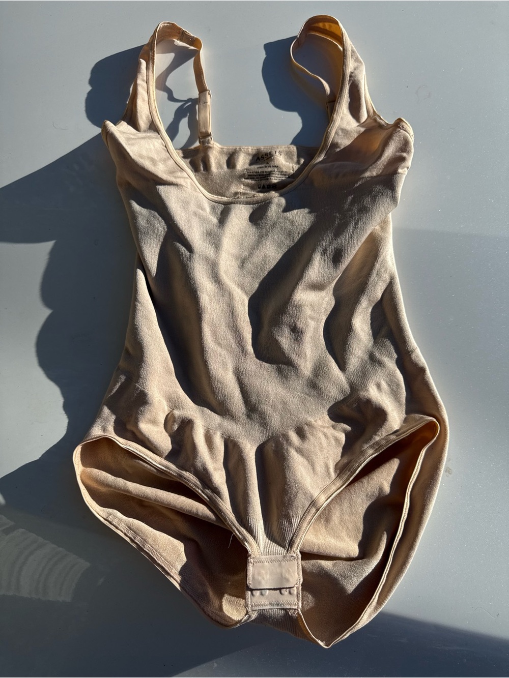 Women's Nude Shaping Bodysuit with Adjustable Straps